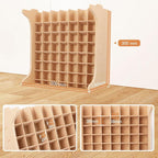 Paint Rack Organizer with 49 Holes Suitable for 10ml TAMIYA/10ml MR HOBBY/18ml MR HOBBY, Model Tool Storage with MDF Material, Craft Paint Holder Rack GK13