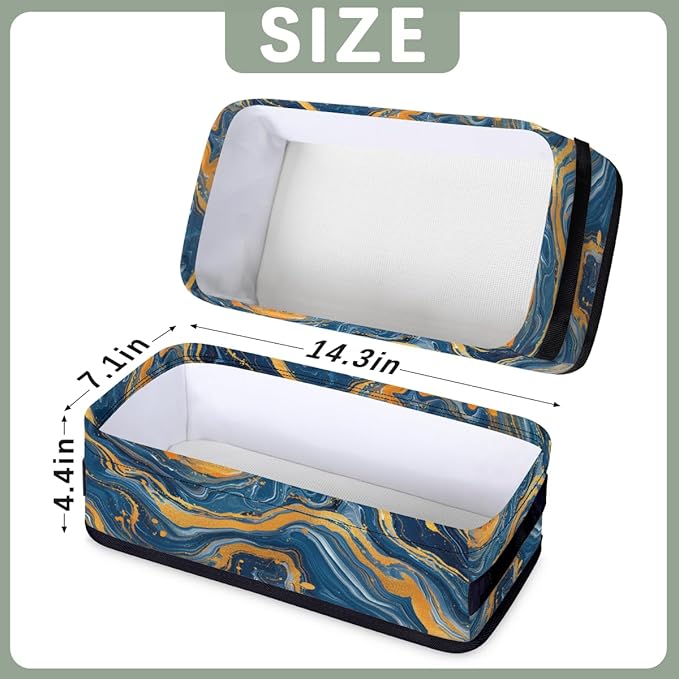 Marble Pattern Bathroom Storage Baskets Waterproof Bathroom Counter Organizer Decorative Toilet Paper Storage Basket for Organizing for Bathroom Living Room Decor