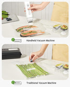 Syntus Vacuum Sealer Bags for Food, 60 Pcs (S+M+L) 8" x 10" and 10" x 13.8" and 11.8" x 13.8" Food Storage Bags for Sous Vide Cooking Microwave Heating, Air Valve Zipper Bags