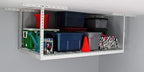 MonsterRAX Storage Solutions Garage Ceiling Storage Rack - Heavy Duty Overhead Rack, Adjustable Shelving - 3x6, White, 12"-21"
