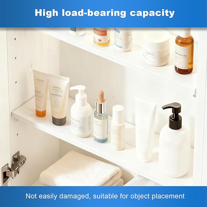 4Pack Medicine Cabinet Replacements 13 Inch Wall Mounted and Hanging Medicine Cabinets Suitable for Bathroom Bedroom and Kitchen