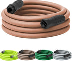 Flexzilla Colors SwivelGrip Garden Hose 5/8 in. x 25 ft., Lightweight All-Weather Water Hose, Durable and Flexible, Leak-Free Connections, Red Clay