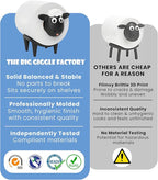 Sheep Toilet Paper Holder 3-Pack, Black Sheep Funny Bathroom Decor, Free Standing Cute Animal Toilet Paper Organizer, Unique Bathroom Accessories, Modern Farmhouse Decor, No Assembly, Gift-Ready