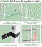 Over-The-Toilet Storage Rack 4-Tier,Bathroom Organizer Shelf Over Toilet,Adjustable Wooden Shelves and Basket,Freestanding Above Toilet Shelve,Space Saver for Rooms(White Rack-White Shelves)