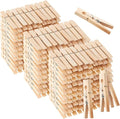 SenseYo 200 Pcs 2.9 Inch Wooden Clothespins Clips for Hanging Clothes, Craft, Home
