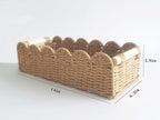 Toilet Paper Storage Basket for the Top of the Toilet Tank – A Decorative and Functional Organizer Toilet Basket Tank Topper, Ideal for Bathrooms, Living Rooms, or Bedroom Countertops