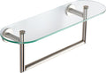Ginger 0219T-18/SN Sine 18-In Shelf Towel Bar, Satin Nickel