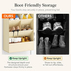 Lifewit 6 Tier Over the Door Shoe Organizer with 11 Large Deep Pockets, Fabric Hanging Shoes Shelf for Closet, Dorm Storage, Fit Up to 12 Pair Shoe Rack Holder for Sneakers, Boots, Beige