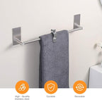 Aieve 6 Pcs Stainless Steel Towel Clips,Hand Towel Clips for Kitchen or Bathroom, Towel Holder Clips for Towel Rack,Oven Handle, Dishwasher, Stove