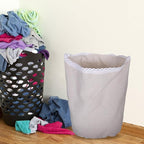 Farmhouse Fabric Liner Replacement, Effectively Protect Clothing for Woven Laundry Basket Washable Cloth Insert for Bedroom Bathroom Hampers Fit Basket Cloth Insert