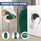 2 Pack Collapsible Laundry Baskets, Upgrade Pop Up Laundry Hamper with Convenient Bags, Foldable Laundry Basket Mesh Light Weight, Easy to Carry Clothes Hampers for Laundry, Dorm, Toys, Travel Green