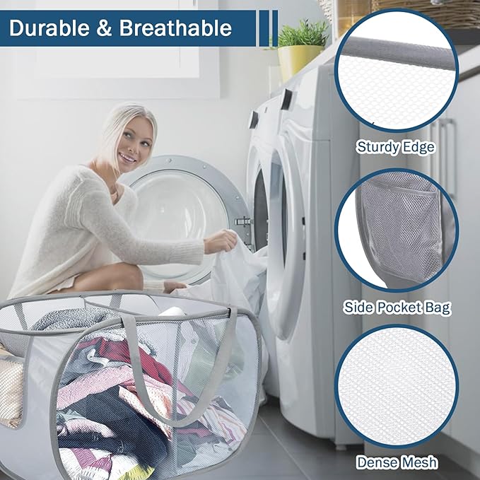 Laundry Basket (6 Pack-2 Grids)