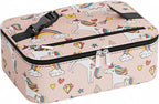 Small Lunch Box Insulated Lunch Bag for Women Men, Bento Kids Lunch Box, Compact Portable Thermal Meal Cooler Bags with Buckle Handle for Work & School, Unicorn 5L