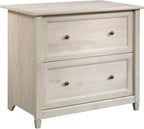 Sauder Edge Water 2 Drawer Lateral Filing Cabinet, Office File Cabinet, in Chalked Chestnut