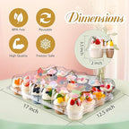 24 Count Cupcake Containers 10 Pack Cupcake Holders with Detachable Tall Dome Lids Clear Plastic Stackable Cupcake Boxes for 240 Cupcakes, BPA Free, Standard Size