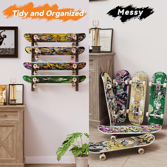 YMYNY Skateboard Wall Mount