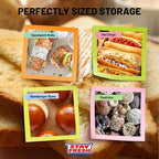 Kitchen Discovery Plastic Bread Box Container Preserve Bread Up To 5 Days and Keep Flavor and Freshness - Bread Box Plastic Storage