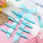 Kigeli 30 Pcs Spirit Clips Cheer Pins Cheerleader Gifts Clothes Pins for Backpacks Competition Glittered for Team Cheer Gifts Stuff Supplies Party Favors Accessories Bulk(Light Blue,Shiny)