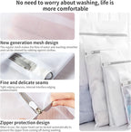 3 Pack XXL Mesh Laundry Bags by MDSXO- Large Jumbo Durable Delicates Bag for Washing Machine for Jackets, Curtains, Jeans 24 * 24 inch [3 Pack]