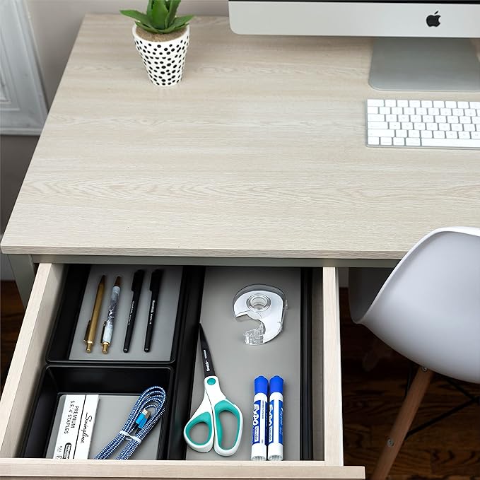 Drawer Organizers 3-Size | Office Kitchen Desk Junk Drawer Organizer | Organization and Storage Tray