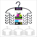 Organizer Hangers for Tank Tops, Bras & Camis by Dr. Organizer – USA Patented Steel 3-Piece Set – Space-Saving Multi-Hanger Holds 24 Garments – Rust-Resistant, Durable Closet & Laundry Organizer