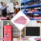 Magnetic Pen Holder,3 Compartments Magnetic Dry Erase Marker Holder,Extra Strong Magnet Storage Marker Pen Pencil Organizer for Refrigerator,Whiteboard,Locker Accessories(Cloud Style)