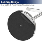 Hand Towel Holder, Stainless Steel Towel Holder Stand for Bathroom, Kitchen Countertop, T-Shaped Hand Towel Rack Stand, Brushed Nickel