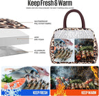 Lunch Bag Women/Men Lunch Box Women/Men (leopard)