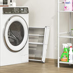 APEXCHASER Clothes Drying Rack Folding - 3 Tier Laundry Drying Rack for Clothes, Expandable Metal Clothing Dryer, Collapsible Towel Rack, Air Drying Rack, White