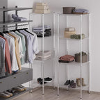21" Deep x 24" Wide x 74" Height Wire Shelving Kit | 4-Tier | NSF Commercial Storage Rack Unit