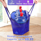 8 Pack Moving Storage Bags Heavy-Duty with Zippers and Reinforced Handles, Moving Supplies Packing Boxes for Moving, Storing, Saving Space, Blue Plastic Storage Totes 93 L(24 Gallon)