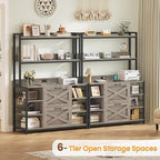 SEDETA File Cabinet with Charging Station, Vertical Filing Cabinet with Lock for Home Office, Printer Stand with Open Storage Shelf, Fits Legal/Letter/A4 Size, Grey