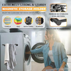 ULIBERMAGNET Magnetic Towel Holder, 1 Set Magnetic Towel Bar Holder with Adjustable Length, Matte Black Non-Slip Magnetic Towel Rod Rack for Refrigerator, Dishwasher, Laundry, Kitchen Stove