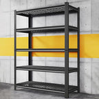 72" H Heavy Duty Garage Shelving 5 Tier 2500 LBS Storage Shelves Adjustable Industrial Metal Wire Shelf Unit for Garage,Basement,Pantry,Warehouse,Commercial