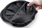 Laundry Basket, Laundry Hamper - Mesh Popup Laundry Hamper. Portable, Durable Handles, Collapsible for Storage, and Easy to Open. Great for The Kids Room, College Dorm, or Travel. (Black)[SHOOTING]