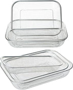 Utensil Drying Rack, 3 Pack Stainless Steel Utensils Holder Dishwasher Silverware Basket, Compact Dish Drainer for Kitchen Countertop, Chopsticks Spoons, Forks, Knifes Organizer