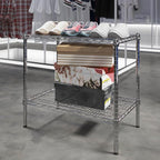 18" Deep x 30" Wide x 27" Height Wire Shelving Kit | 2-Tier | NSF Commercial Storage Rack Unit