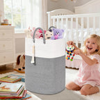 Woven Laundry Basket for Clothes, 65L Large Rectangle Laundry Hampers with Beads Tassel, Nursery Storage Basket for Toys, Tall Dirty Clothes Hamper for Bedroom Aesthetic, Laundry Room Organization