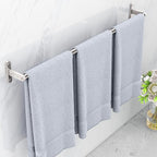 30 Inch Towel Bar for Bathroom Wall, KLJKPA Towel Racks for Bathroom Hanging Bath Towels, Single Towel Rod, Brushed Nickel