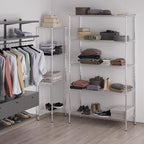 21" Deep x 48" Wide x 86" Height Wire Shelving Kit | 5-Tier | NSF Commercial Storage Rack Unit