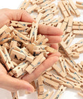 Mr. Pen- Wooden Clothes Pins, Natural Wood, 132 pcs, 1.4 Inch, Mini Clothes Pins for Hanging Pictures, Small Clothes Pins Wood, Clothing Pins, Mini Clothespins for Photos, Small Clothes Pin