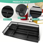 Small Metal Mesh Desk Drawer Organizer Tray for Paper, Office, Bathroom, Kitchen, Makeup & Vanity - Versatile Drawer Organizer