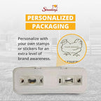 Stromberg's Large Blank Egg Cartons, Bulk Pack for Large Eggs, Perfect for Custom Branding, Safe & Secure Egg Storage, Convenient Stacking for Easy Transport and Storage, 250 Pack
