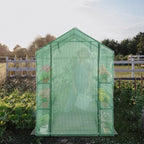 Greenhouse for Outdoors,Walk in Plant Greenhouses with Shelves,Heavy Duty with Durable PE Cover,Plant Stands Portable Green House for Garden Plants