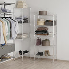 14" Deep x 30" Wide x 64" Height Wire Shelving Kit | 5-Tier | NSF Commercial Storage Rack Unit
