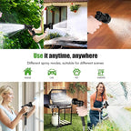 Garden Hose Metal 175FT, Stainless Steel Heavy Duty Water Hose With 10 Function Nozzle, No-Kink, Tough & Flexible, Sturdy and Lightweight, Rust Proof for Yard, Outdoor, RV