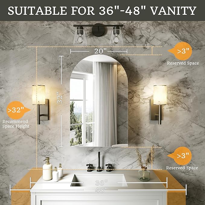 20x32 Bathroom Medicine Cabinet with Mirror,Aluminum Alloy Frame with Mirror Side Panels,Surface or Recessed Medicine Cabinet with Adjustable Shelves,Assembly Required,Hinge On The Left