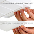 Officemate Medium Self-Adhesive Under Desk Drawer, Black, 6" x 10.75" x 1.875" (22532)