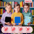 Bento Lunch Box for Kids, 6 Compartments BPA Free, Dishwasher Safe Back to School Snack Bento Lunch Containers Boxes, Ideal Portion Sizes for On-the-Go Meal, Ages 3+, Light Blue Patterned