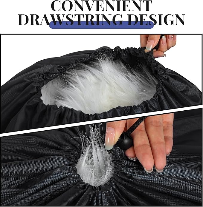 Woanger 12 Pack 28 x 45 Inch Extra Large Laundry Bags Bulk Washable Travel Laundry Bag with Drawstring Closure Large Dirty Clothes Organizer for College Dorm Home Hotel Camping(Black)
